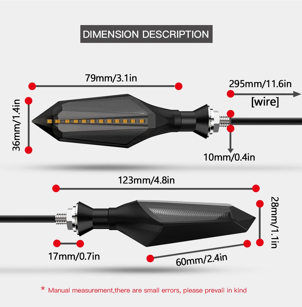 Универсальный мотоцикл светодиодный гибкий поворотник для yamaha xj 600 Kawasaki z650 Suzuki bandit 1200 honda cb 500x cbr650f