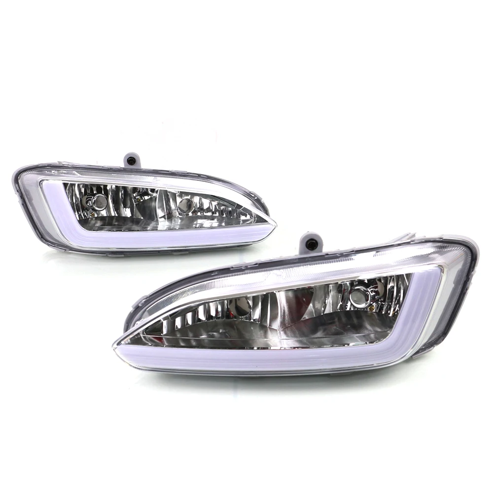 2 шт. светодиодные противотуманные фары для Hyundai Santa Fe IX45 2013 2014 2015 |