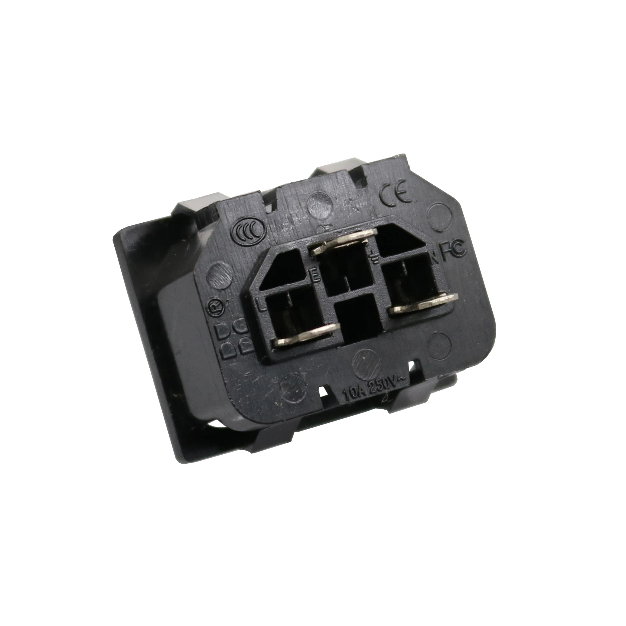 10 шт. 3Pin IEC320 C13 гнездо для крепления на панель входное питания AC 250V 10A |