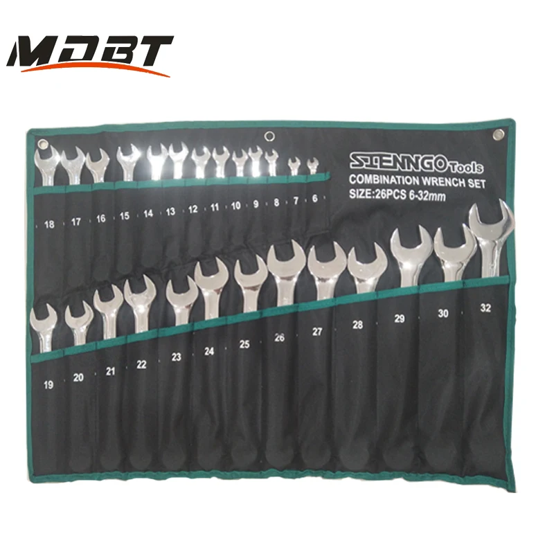 

26Pcs 6-32Mm Hand Combination Spanner Set Bicycle Gear Magic Universal Chrome vanadium Combination Wrench Set