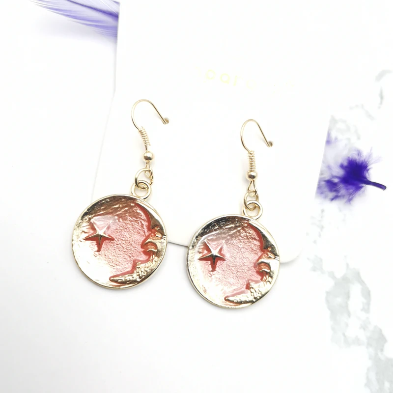 

Crescent Earrings Mysterious Gothic Jewelry Moon Witch Celtic Pagan Viken Moon God Moon Phase Witch Goddess Fashion Woman Gift