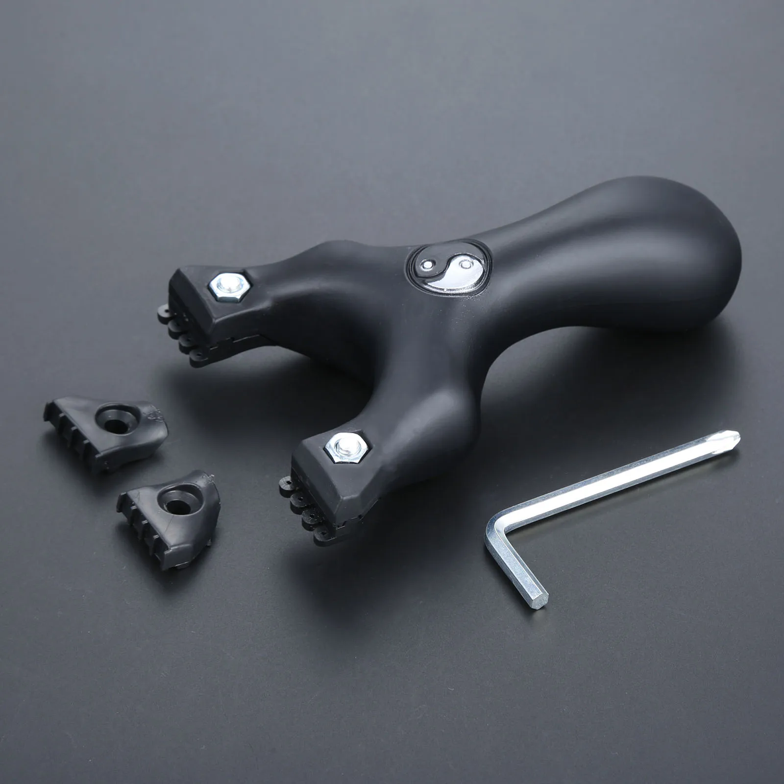 

ABS Resin High Velocity Slingshot Powerful Pocket Catapult With Aiming Points For Outdoor Hunting Shooting Slingshots
