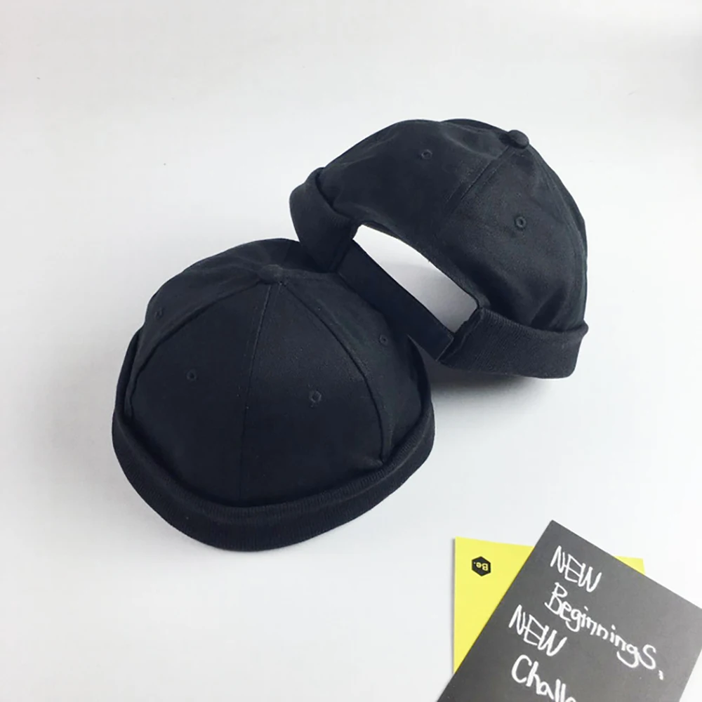 1 шт. хлопковая кепка с черепом мужская Ретро стиль регулируемая гофрированная