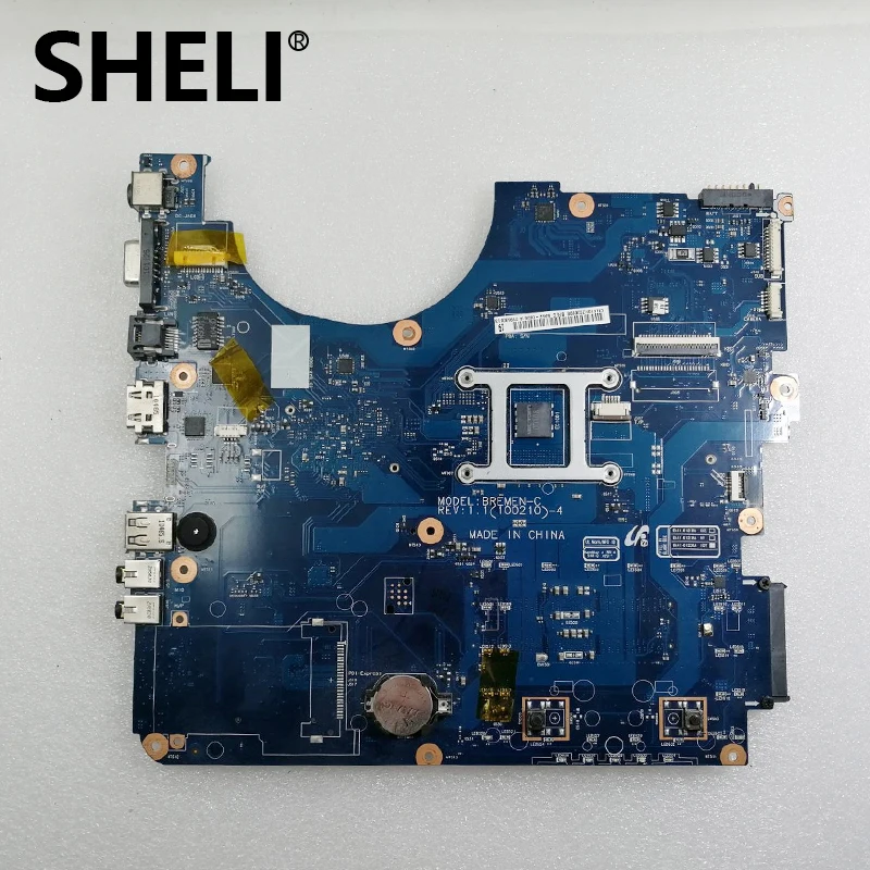 Материнская плата SHELI для ноутбука Samsung NP R540 основная BREMEN C BA92 06381B HM55 DDR3 бесплатный