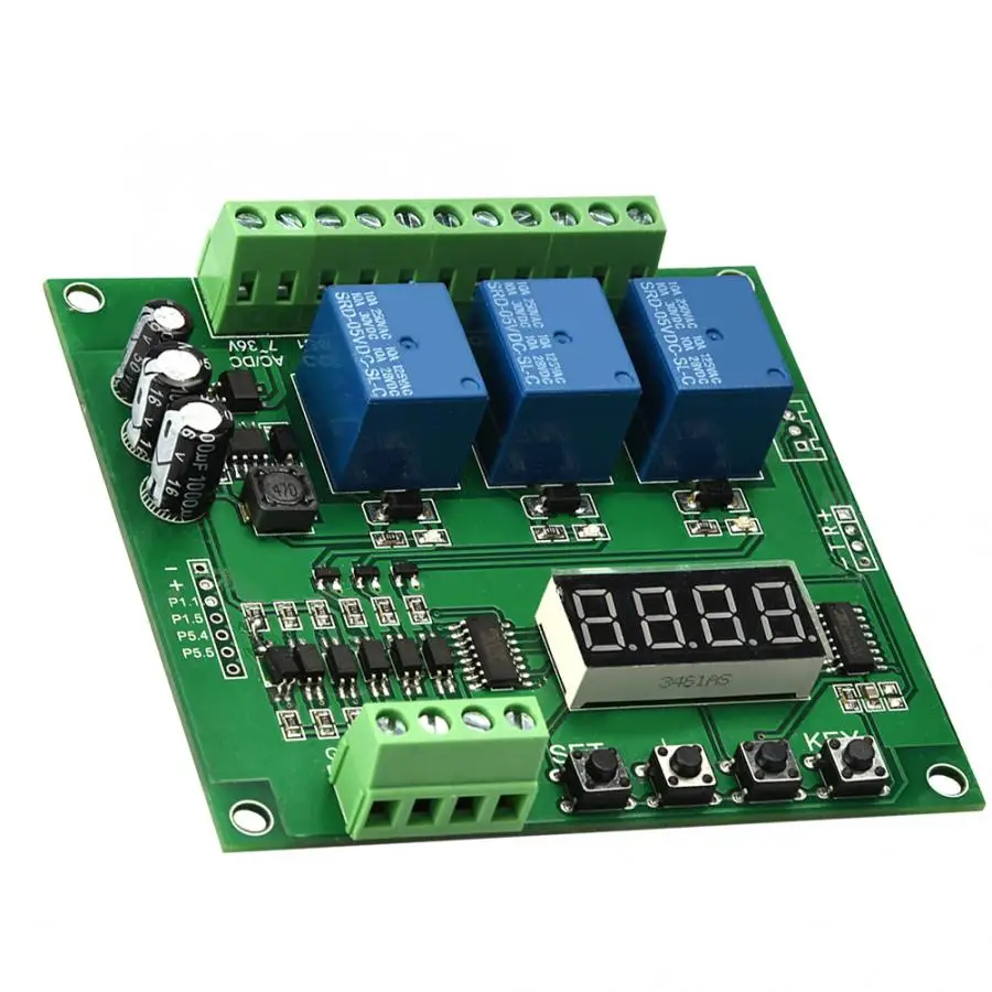 Программируемое 3 канальное реле управления модуль триггер