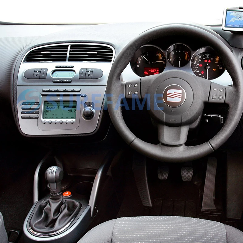 Автомобильный радиоприемник Facia для Seat Altea 2004 + Toledo 2004-2009 (левое колесо) Fascia Stereo Dash