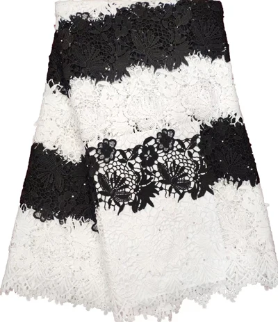 Африканская молочная кружевная ткань 2019 высокого качества гипюр шнур камни