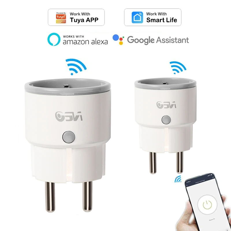 

Розетка Wi-Fi, 10 А, для Tuya Smart Life, модули автоматизации, работа с Alexa Google Home, 1-8 шт.