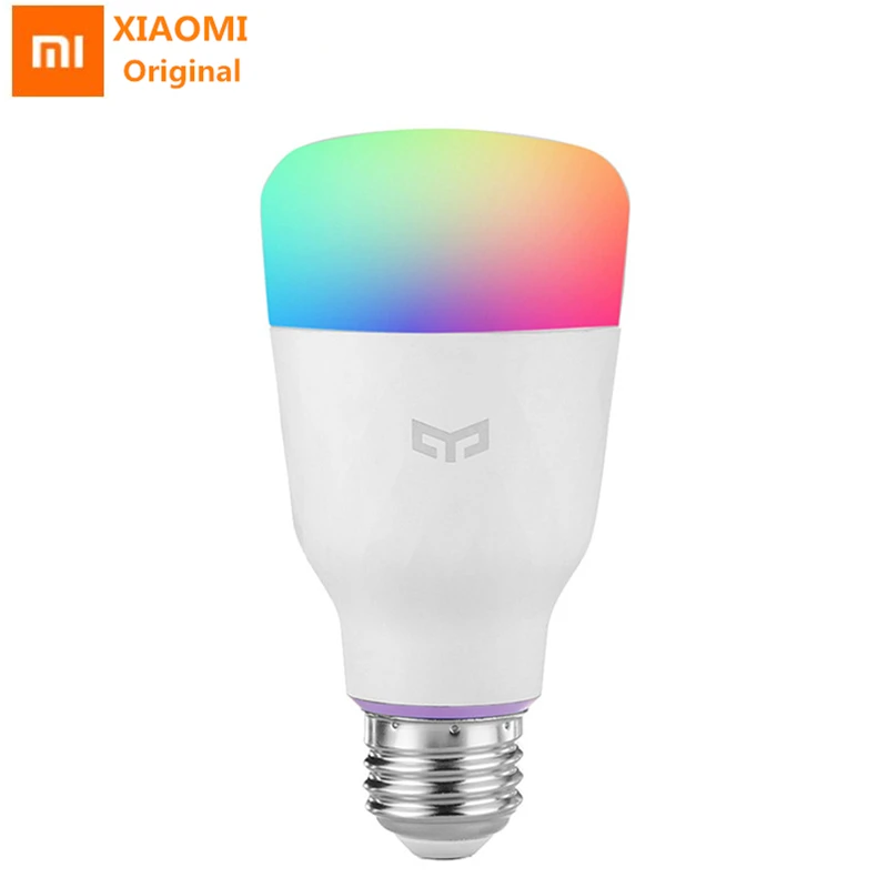 

Xiaomi Yeelight Smart LED Bulb RGB Colorful E27 10W 800 Lumens Smart Lamp Mi Light Xiaomi Mijia Smart Phone WiFi Remote Control