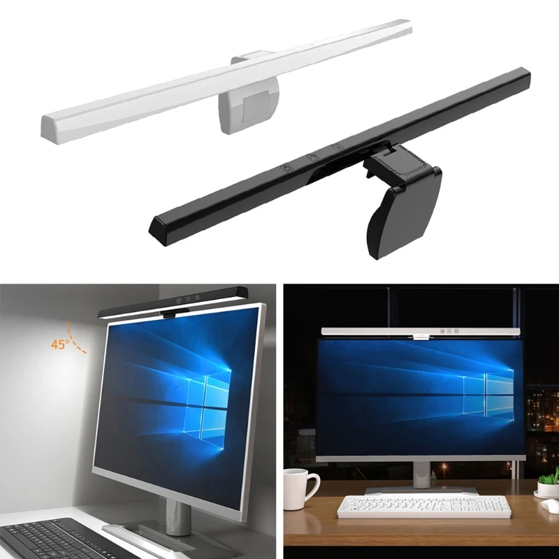 

50LA Screenbar Light Desk Lamp Computer Laptop USB LED Light Desk Lamp Reading Adjustable LCD Monitor Screen Light Bar