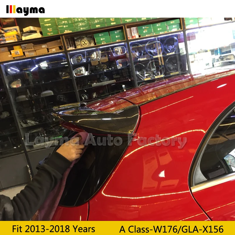 Спойлер на задний багажник из углеродного волокна для Benz 2013 - 2018 year GLA X156 P спойлер