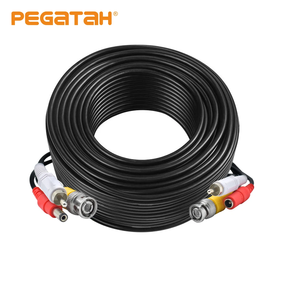 Новый BNC + RCA DC разъем 3 в 1 кабель питания Видео Аудио расширение Plug and Play провод для
