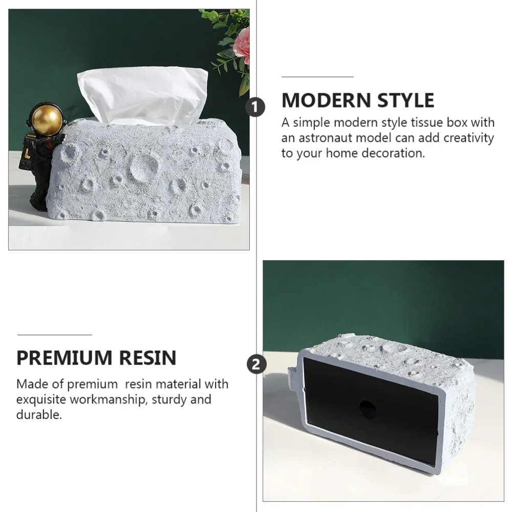 

1Pc Creative Astronaut Tissue Box Napkin Storage Container Practical Tissue Box