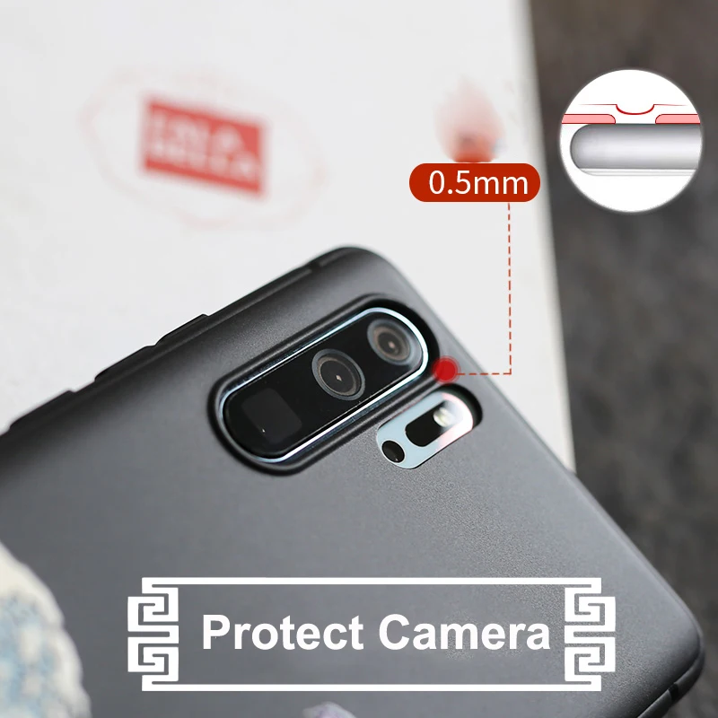 Чехол для Huawei Nova 6 5 Pro 5i 4e 4 P30 Lite 3D рельефный матовый мягкий чехол накладка LICOERS