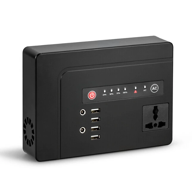 220V UK PLUG Портативный солнечный генератор 110V 220V Аккумуляторный блок питания станция DC 12V порты, 4 USB выхода для CPAP/дома/кемпинга - Цвет: 220V UK PLUG