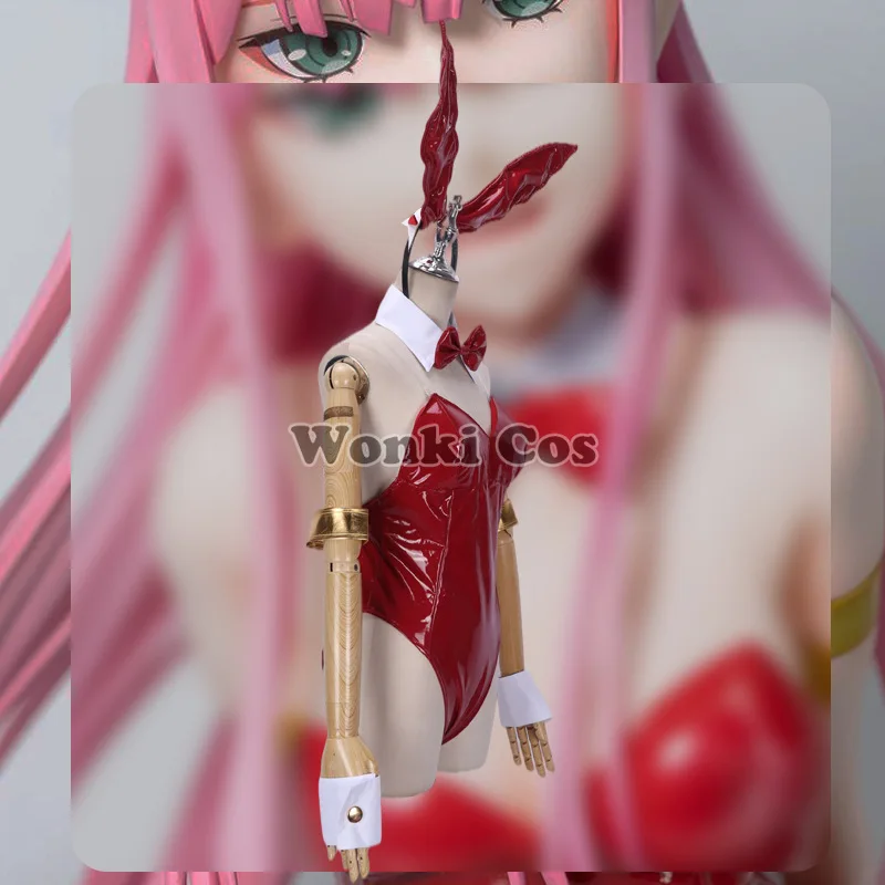 Костюм для косплея из аниме любимый в Фране Zero Two Bunny Girl 02 сексуальный женский