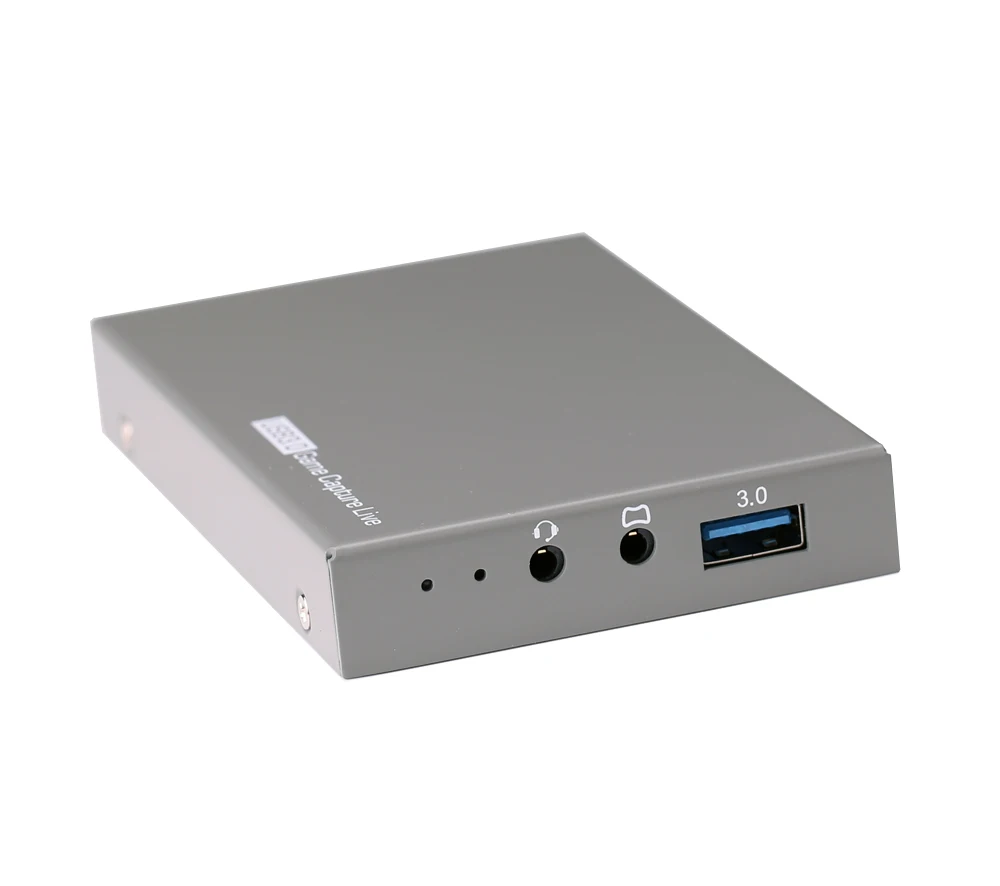 4K 60FPS для ТВ HDMI Карта видеозахвата Запись коробка USB 3,0 компьютера OBS VMIX VLC Facebook потоковая трансляция в прямом эфире с микрофоном