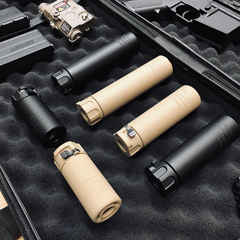 

AK Uncle Gel blaster universal metal decoration SOCOM muffler toy accessories upgrade metal decoration