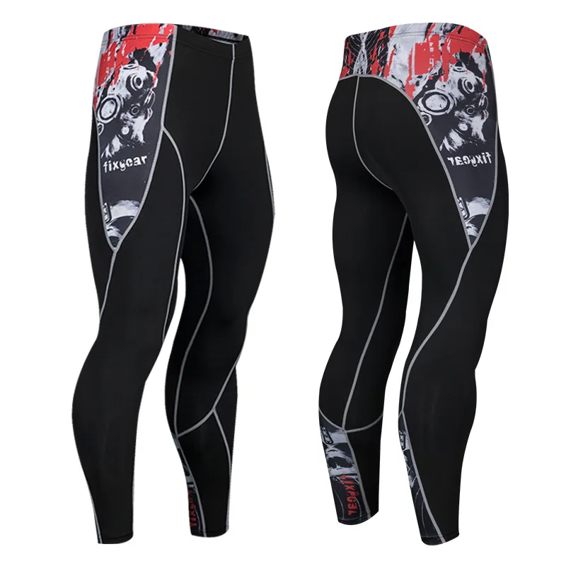 Leggings J Fanceey, спортивное термобелье, термобелье для мужчин, кальсоны, Термоодежда, Рашгард, комплект, длинное компрессионное нижнее белье, футболка, леггинсы - Цвет: Leggings J