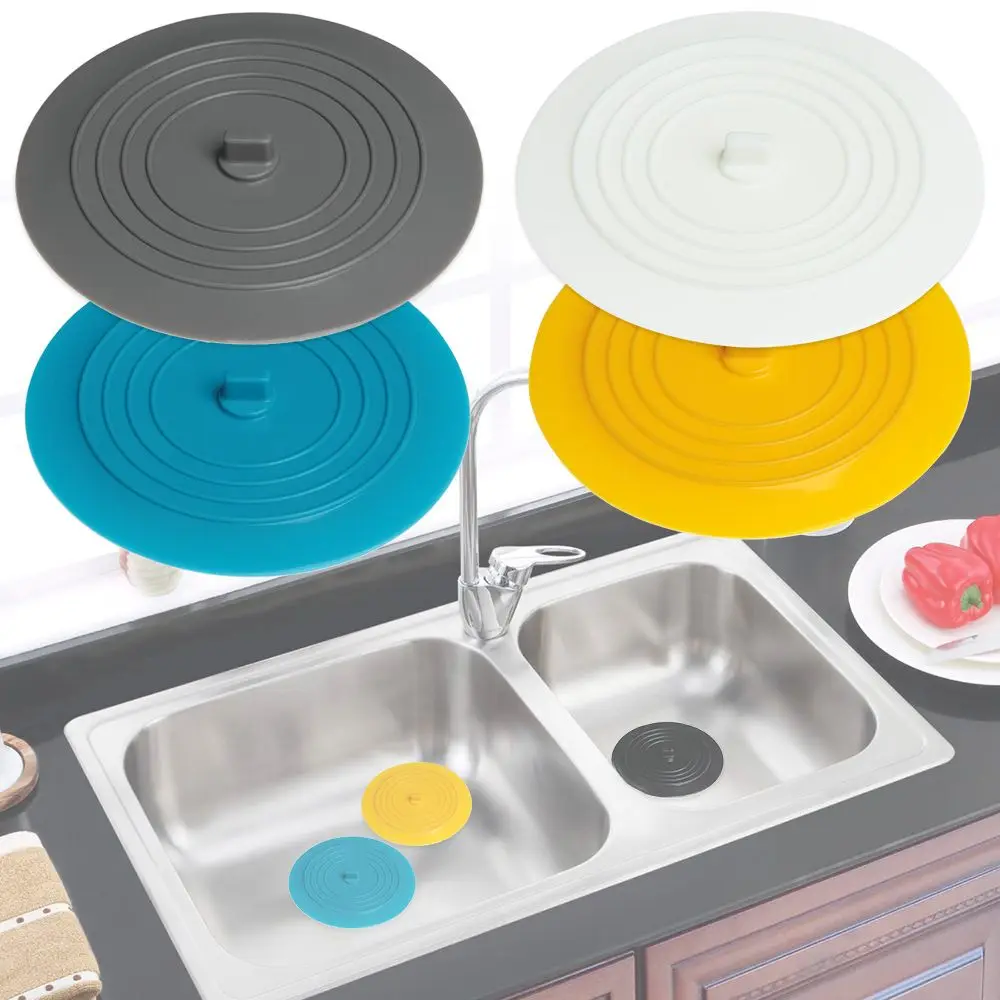 

15cm Useful Bathroom Supplies Leakage-proof Round Washroom Kitchen Sewer Bathtub Stopper Water Sink Plug Drain Cover