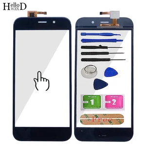 5-дюймовая Мобильная сенсорная панель для Fly FS527 Nimbus 17, сенсорный экран, дигитайзер, панель, датчик объектива, переднее стекло, запчасти для мобильного телефона, инструменты, клей 3M