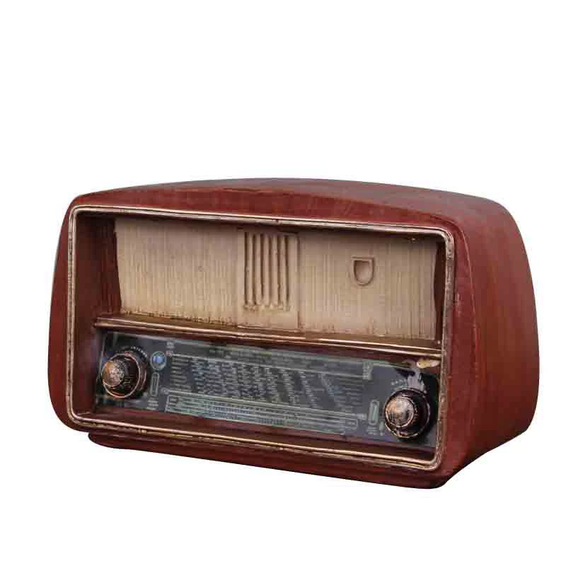 Винтажный Ностальгический радиомодель металлическая фигурка железного для