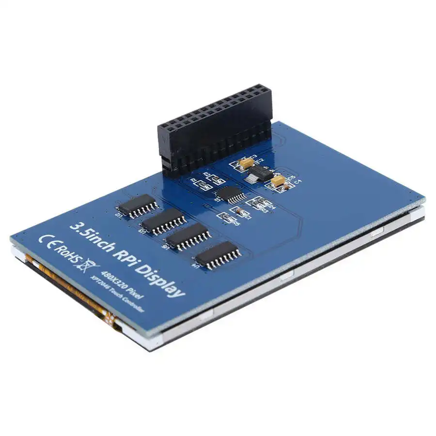 3 5 дюймовый дисплей RPi 480x320 4B резистивный сенсорный монитор с ручкой подходит для