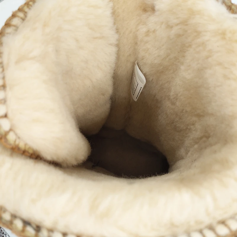 

Brand Winter Women Snow Boots Lady Classic Australia Short Botas High Quality Warm Bow Genuine Leather Shoes Woman Plus Size 44