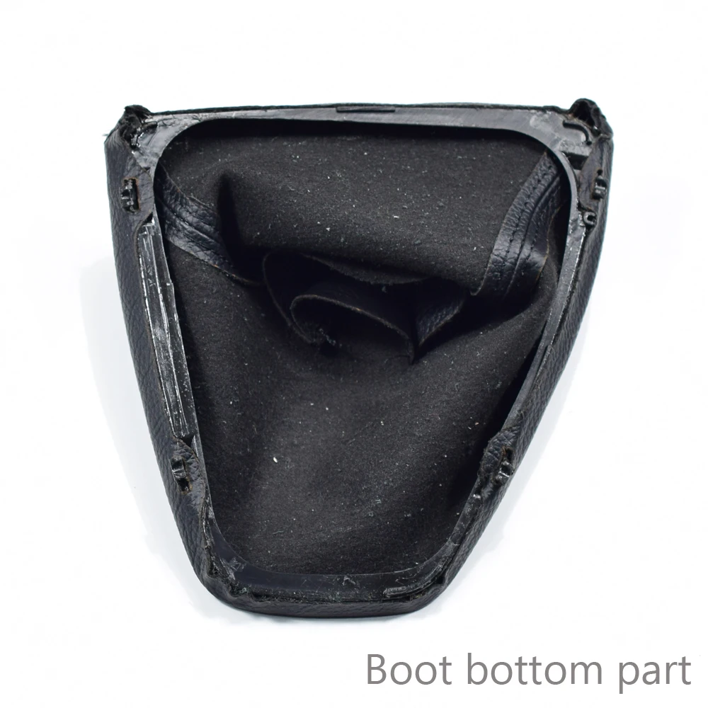 

Real Leather Gear Shift Lever Knob Shifter handbrake Gaiter Boot Dust-Proof Cover Fit For BMW E90 E91 E92 E93