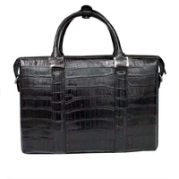 fanzunxing new arrival men handbag men crocodile leather bag male crocodile handbag men briefcase business leisure travel bag