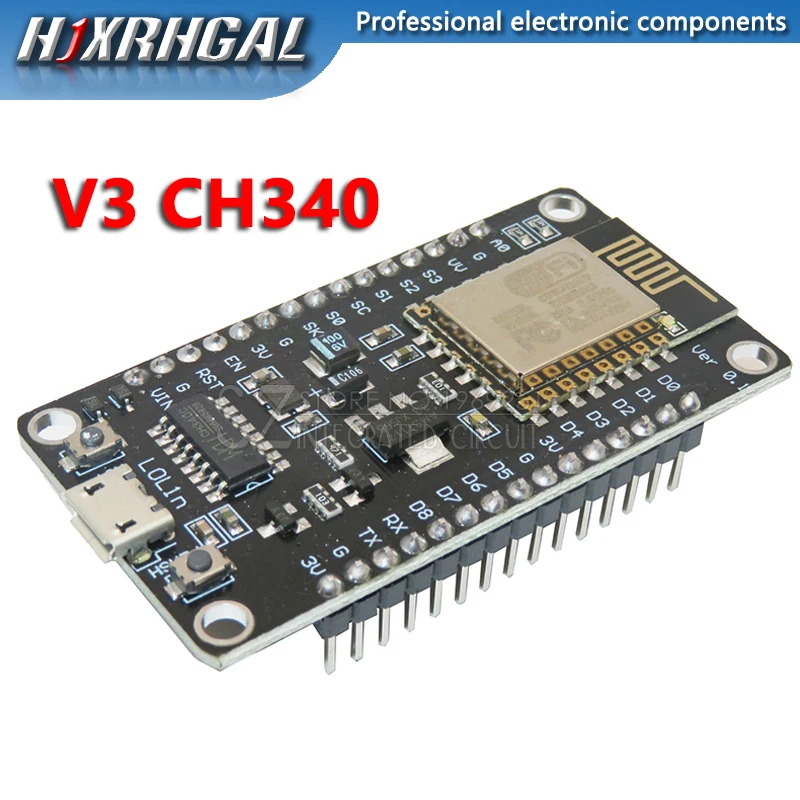 ESP8266 CH340 NodeMcu V3 беспроводной wifi Интернет вещей макетная плата на основе ESP8266 ESP-12E CP2102 L293D для Arduino
