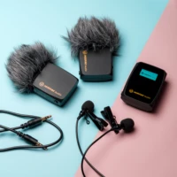 mirfak we10 we 10 pro audio announces 2 4g dual channel compact wireless sd card microphone system pk boom x d2 blink b2