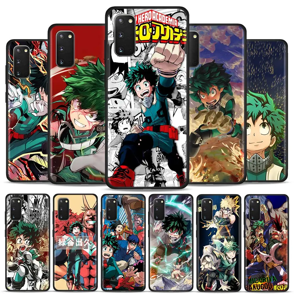 

My Hero Academia Silicone Phone Case For Samsung Galaxy S21 S20 Ultra S20 FE S10 5G S8 S9 Plus S10e S10 Lite Cover Coque