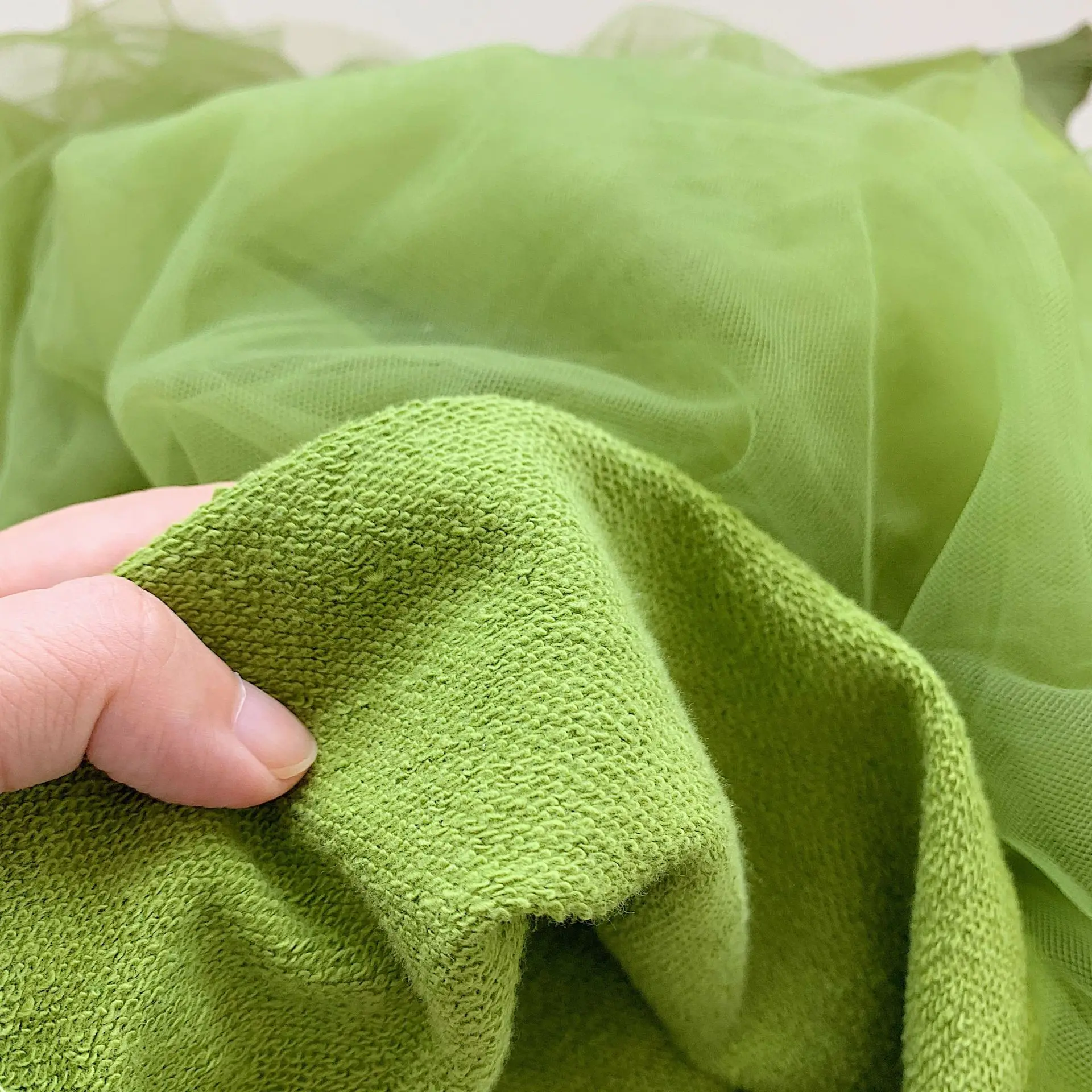 WLG/платья для девочек сезон весна-осень платье в стиле пэчворк цвет зеленый