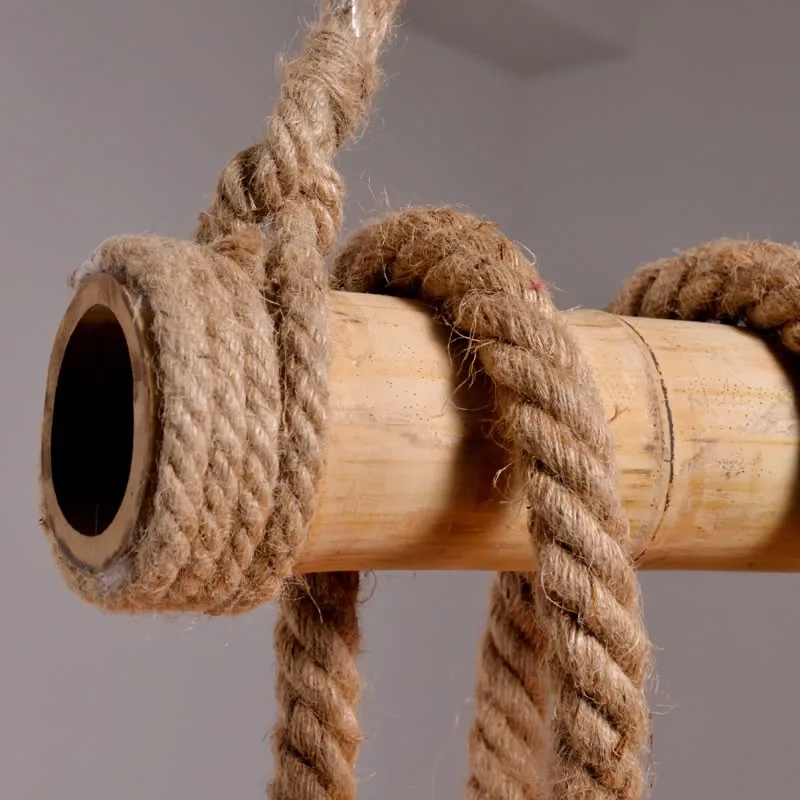 

VINTAGE PENDANT LIGHTS INDUSTRIAL HEMP ROPE HANGLAMP FOR LIVING ROOM BEDROOM DINING ROOM RESTAURANT BAR DECOR HANGING LUMINAIRE