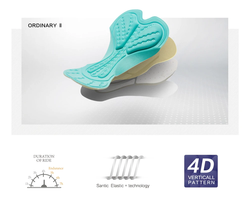 Santic для мужчин Coolmax 4D мягкий Велосипедный спорт вело шорты Светоотражающие MTB дорожный велосипед шорты для женщин быстросохнущая муж