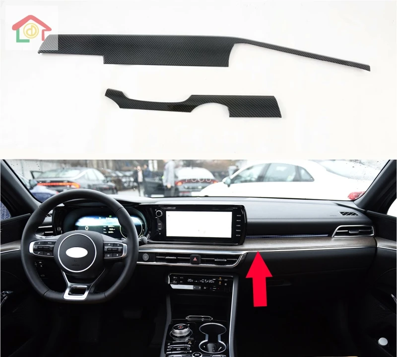 Для Kia K5 Оптима (DL3) 2020 2021 автомобильные аксессуары из углеродного волокна Стиль