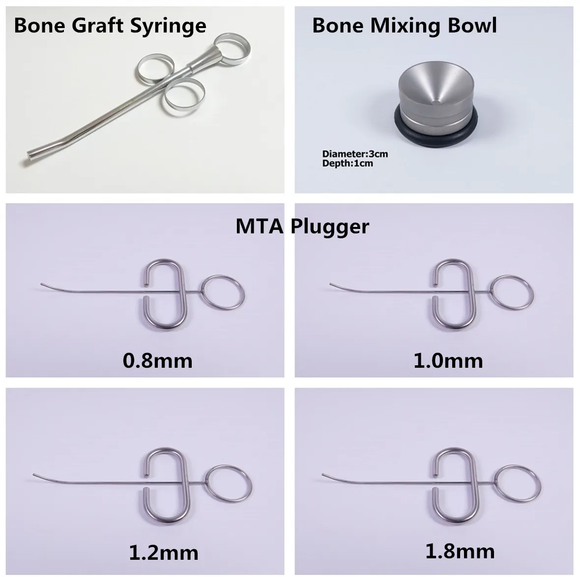 

Partner Dental Bone Bowl Powder Mixing MTA Plugger Graft Conveyor Pen Bowl For Endo Root Canal