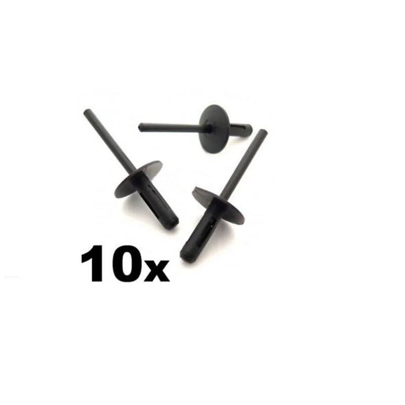 

10x For BMW Plastic Pop Blind Rivets 6mm, Wheel Arches, Side Skirts, Sills & Bumpers