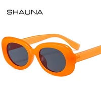 shauna retro small oval sunglasses women fashion jelly orange green eyewear shades uv400 men gray pink gradient sun glasses