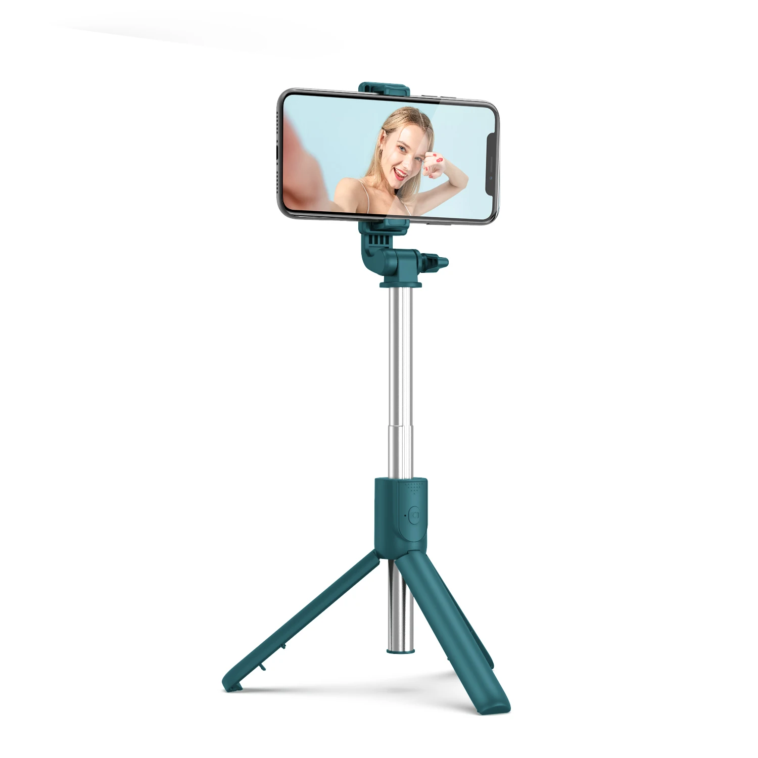 

The New Mobile Phone Bluetooth Selfie Stick Live Broadcast Integrated Portable Telescopic Tripod Camera Desktop Stand