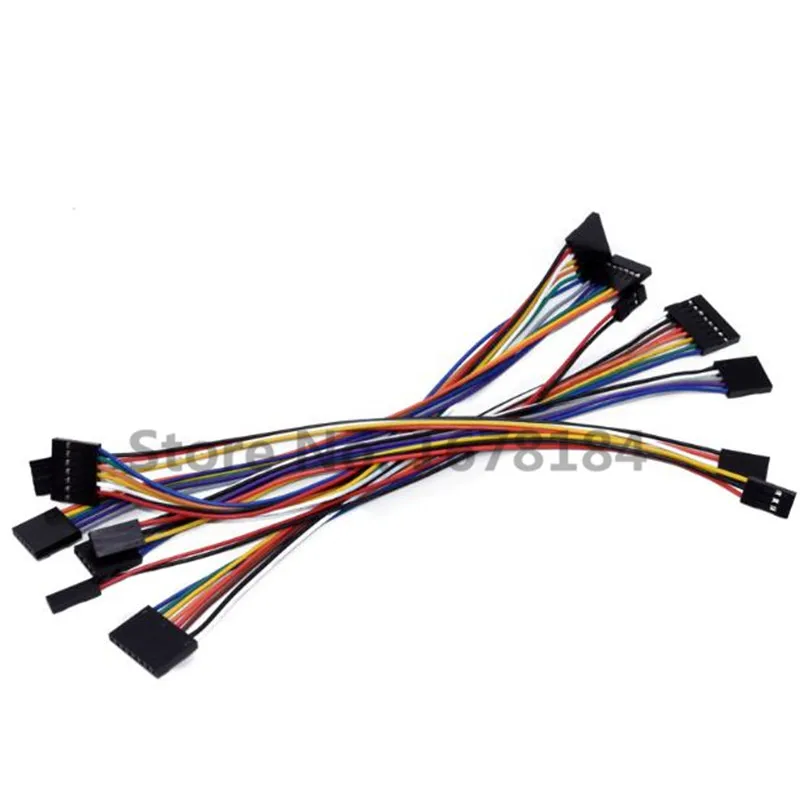 5 шт. разъём Dupont line Cable Female 2 54 мм 20 см 1/2/3/4/5/6/7/8/9/10/12P|Соединители| |