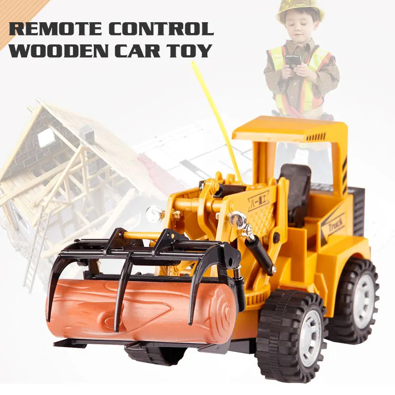 Felling Machine 5CH 1:18 RC грузовик экскаватор бульдозер дорожный каток вырубная машина Pace автомобиль трактор модель инженерный автомобиль детские игрушки подарки - Цвет: Felling Machine