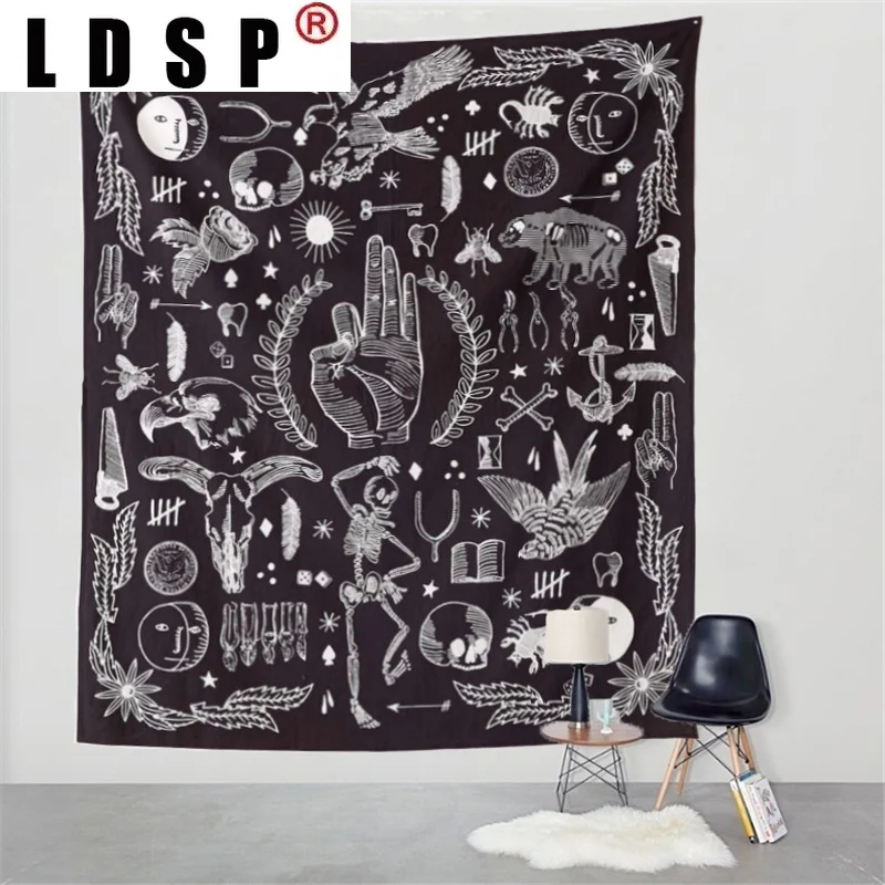 

Гобелен LDSP с естественными людьми, настенная ткань, Настенная ткань, фон, ткань, полотенце, Пляжная ткань, одеяло, спальни, домашний декор