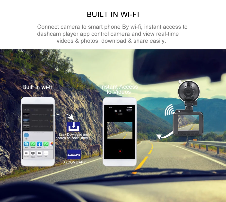 TOPSOURCE Dash Cam WiFi DVR двойной объектив 4K Встроенный gps скорость координаты Автомобильная камера видеорегистратор ночного видения 24H Park