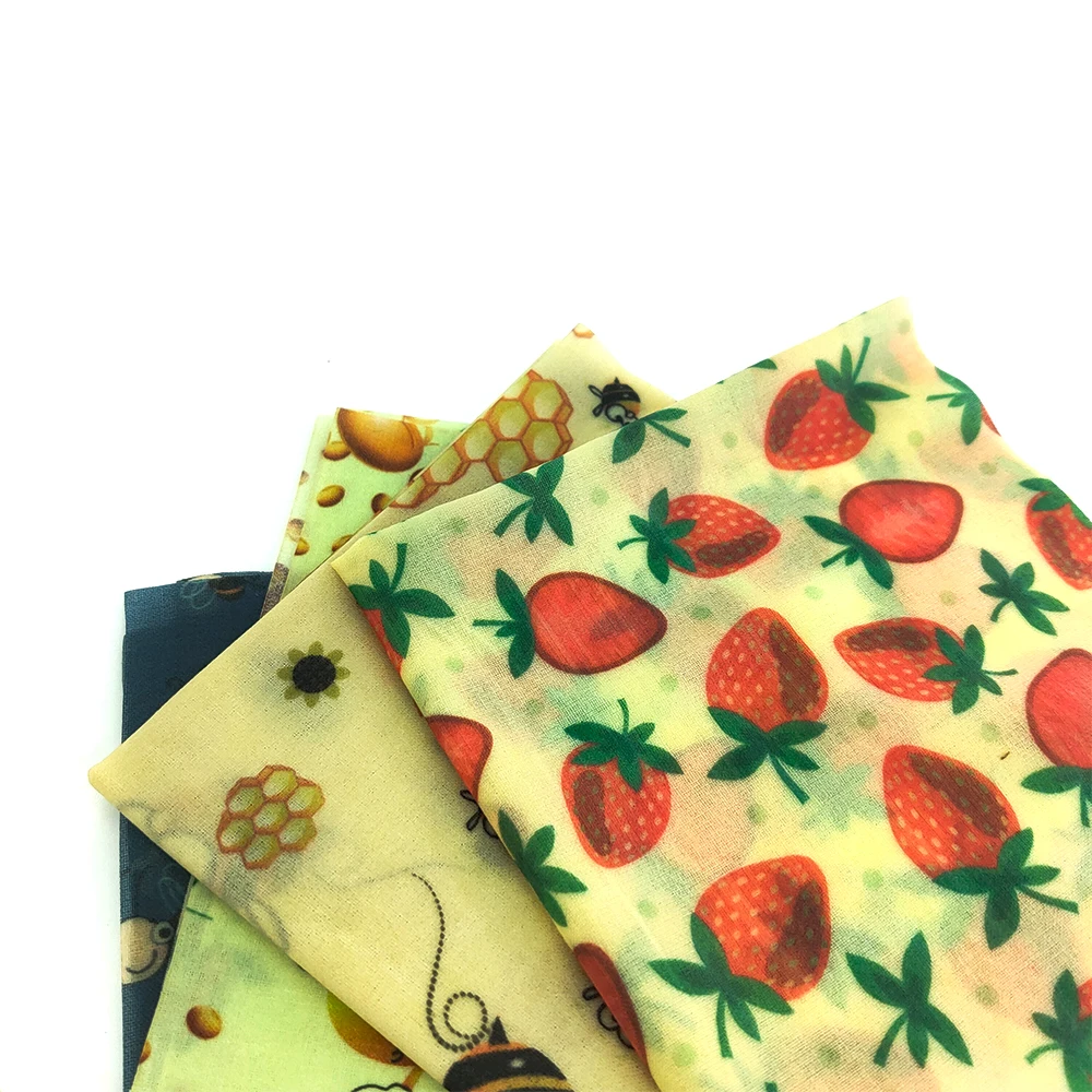 Многоразовая ткань для пчелиного воска 1 шт. мешок сохранения свежести продуктов