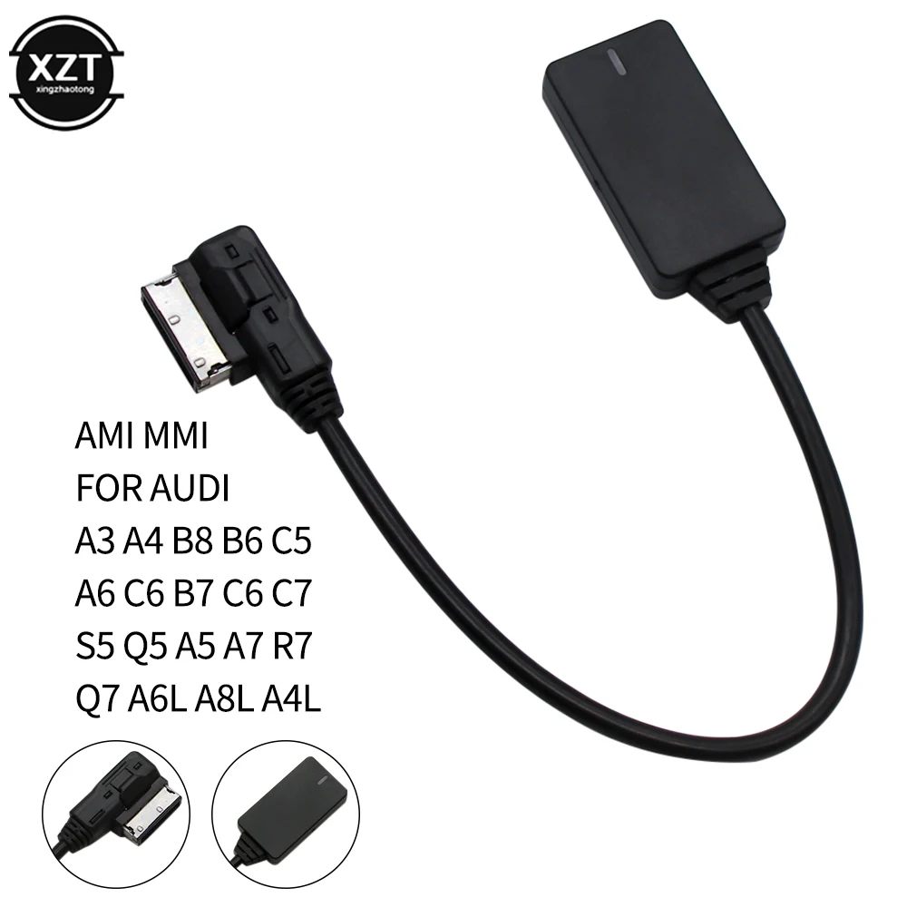 

AMI MMI MDI Wireless Aux Bluetooth-compatible Adapter Auto Audio Cable for Audi A3 A4 B8 B6 Q5 A5 A7 R7 S5 Q7 A6L A8L A4L