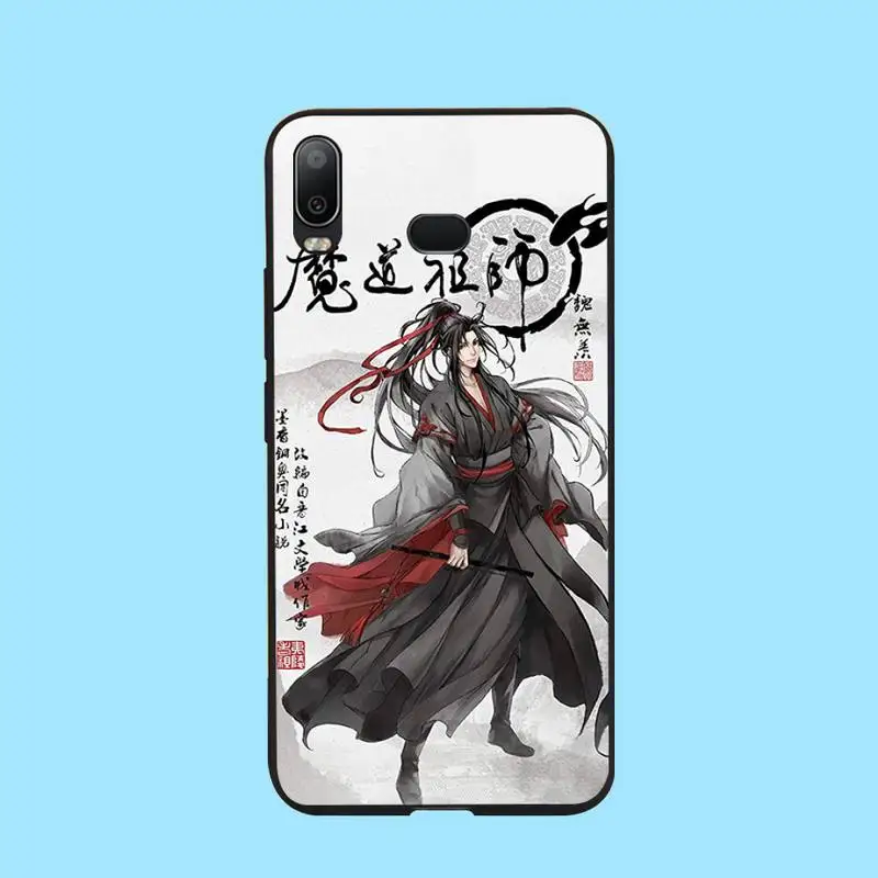 Чехол HPCHCJHM Mo Dao Zu Shi черный мягкий чехол для телефона Samsung A10 A20 A30 A40 A50 A70 A71 A51 A6 A8 2018 |