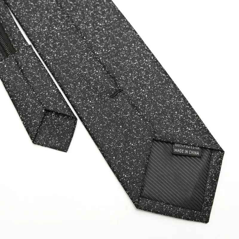 

New Suit Business Zipper Tie for Man 48*7cm 1200 Pins High-end Polyester Neck Tie Striped Solid Color Grid Flower Ties