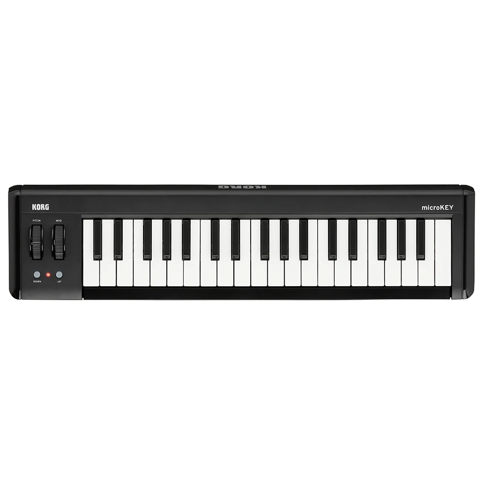 Компактный USB MIDI-контроллер с клавиатурой KORG microKEY2-37 37 клавиш совместим iPhone iPad Mac